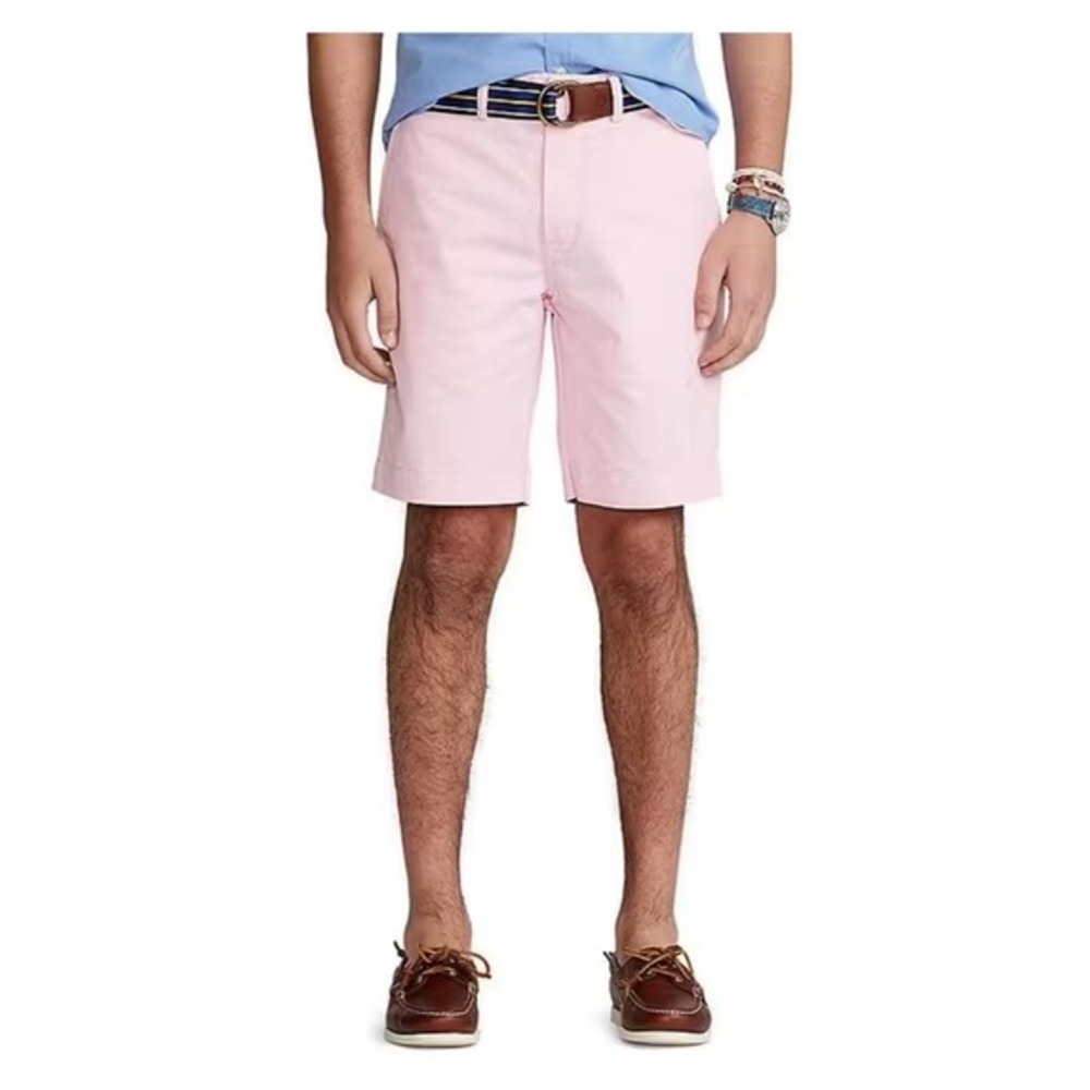 Polo Ralph Lauren 9-Inch Stretch Classic Fit‎ Chino Short Carmel Pink Size 40